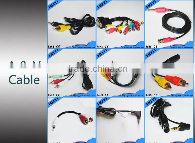 New product PVC jacket usb to aux cable female