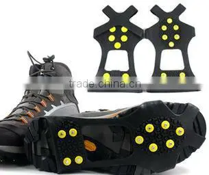 Durable Rubber anti-slip shoes cover magic spike ourdoor ice gripper