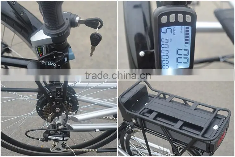250w Foldable Suspension Electric Recumbent Trike