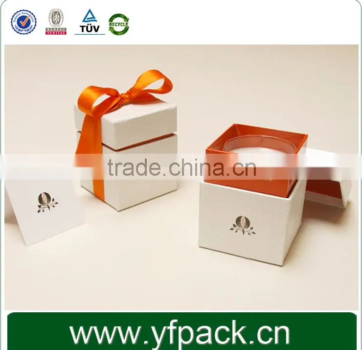 Custom Yankee Rigid Desinger Cardboard Paper Decorative Luxury Candle Boxes Wholesale