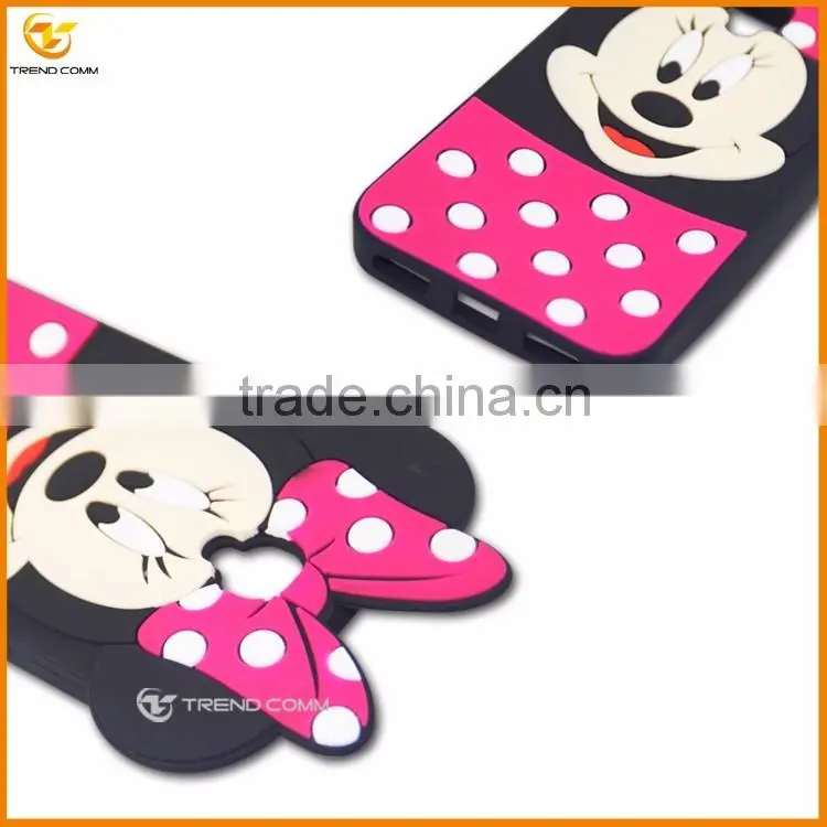 Cute silicon case for Alcatel OT6037