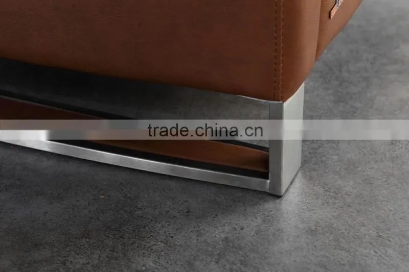 2016 Genuine leather sofa single seat item 8055