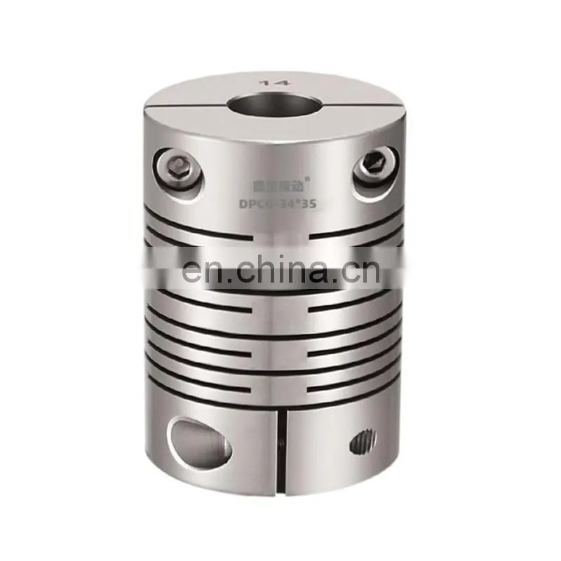 DPCG series stainless steel helical clamping flexible coupling