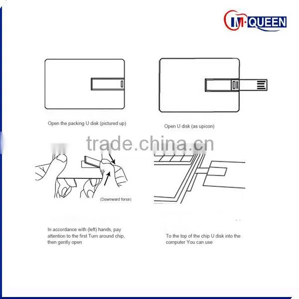 Logo Printing New USB Flash Drive Card Shape 4gb 8gb