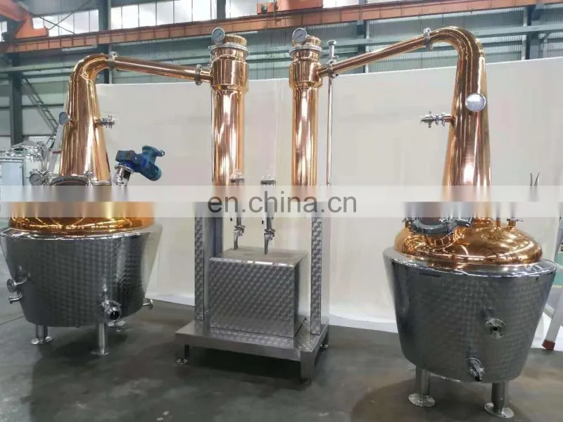 rum vodka gin distiller alcohol distillation plant equipment copper still