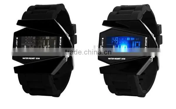 2015 hot selling digital silicone led watches men watch