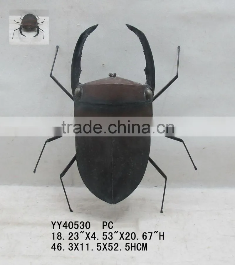 Locust model metal display decoration