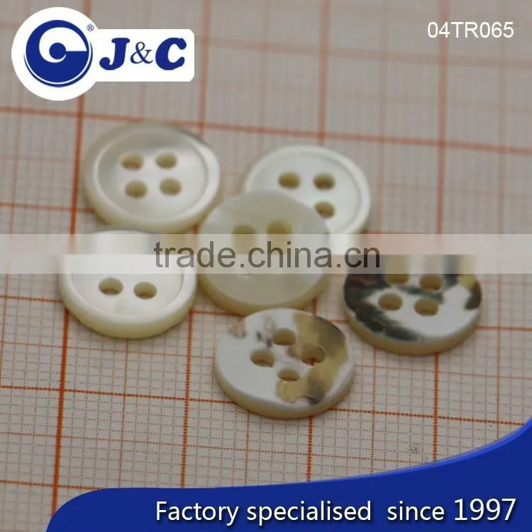 J&C Trocas shell buttons for fashion shirt.TR065,066
