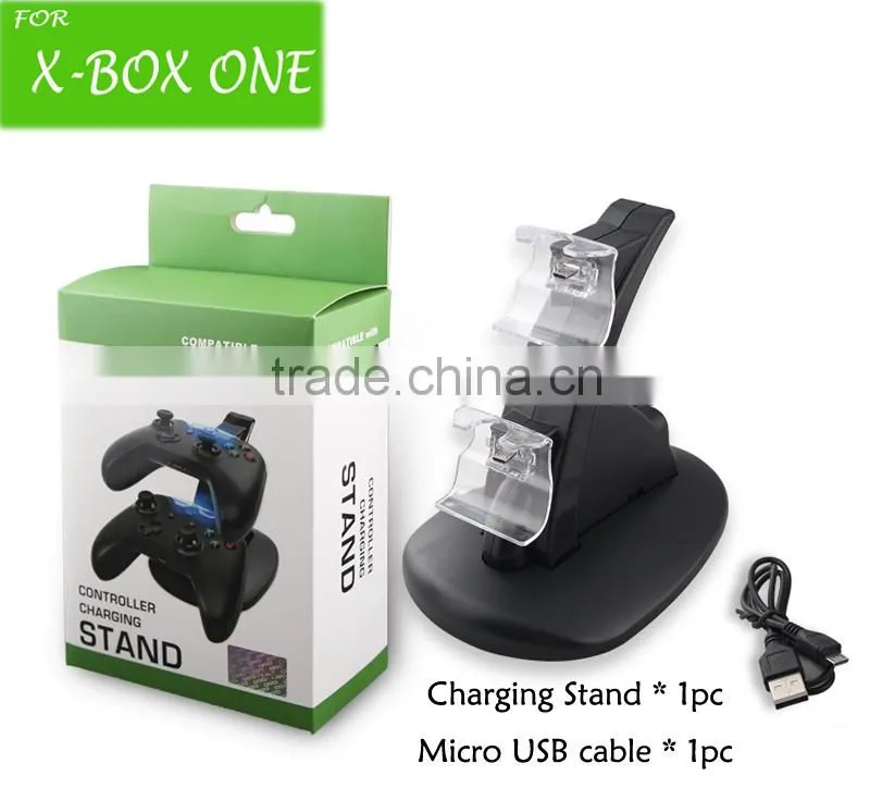 For Xbox One Controller 1400mah Black Rechargeable Battery Pack Charge Meter Cable