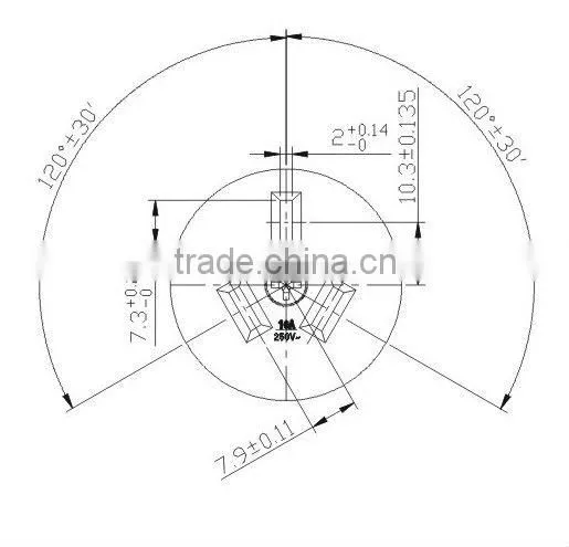 3 type China10A 250V AC usb socket