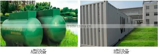 Environmental protection FMBR industrial dirty water sewage treatment plant