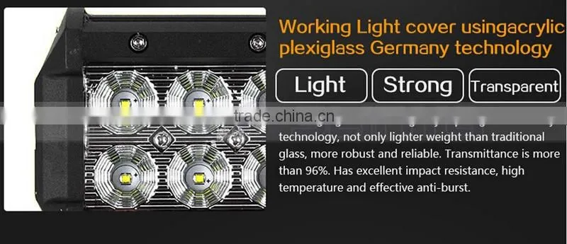 8820LM Waterproof IP68 Voltage 10 to 32V 24 Inch LED Light Bar Offroad