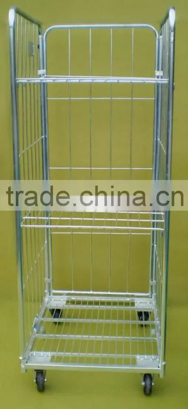two sided demountable roll container