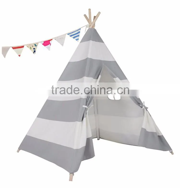 Indoor Indian Playhouse Kids Tent Play Hhouse Play Cotton Canvas Waterproof Balcony Tent