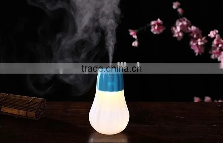 Mini Pumpkin Humidifier LED Nightlight Household Warm Mist Humidifier Office Car Air Diffuser Mist Maker