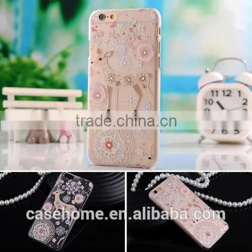 3D case cover For Apple iPhone 6s 6s Plus Luxury Bling Glitter Rhinestone Crystal Case Cover
