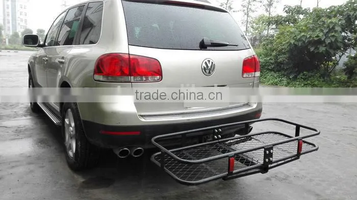 Heavy duty hitch mounted luggage carrier For land cruiser