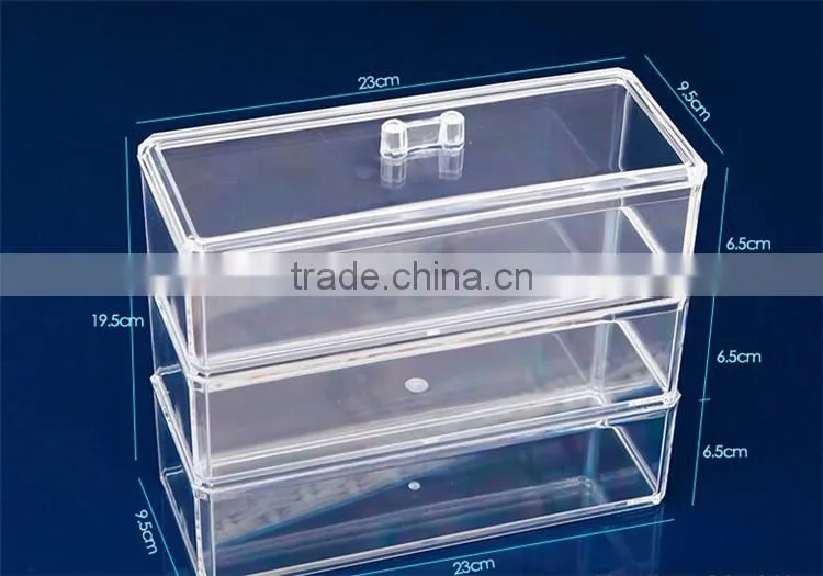 cosmetic box manufacturing popular plastic makeup container