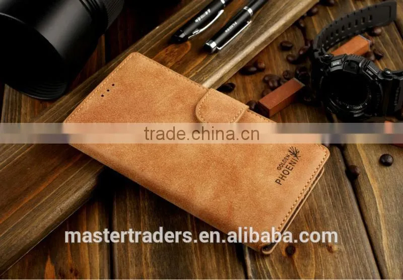 Top Quality Golden Phoenix Genuine Leather Case For Redmi note MT-2644