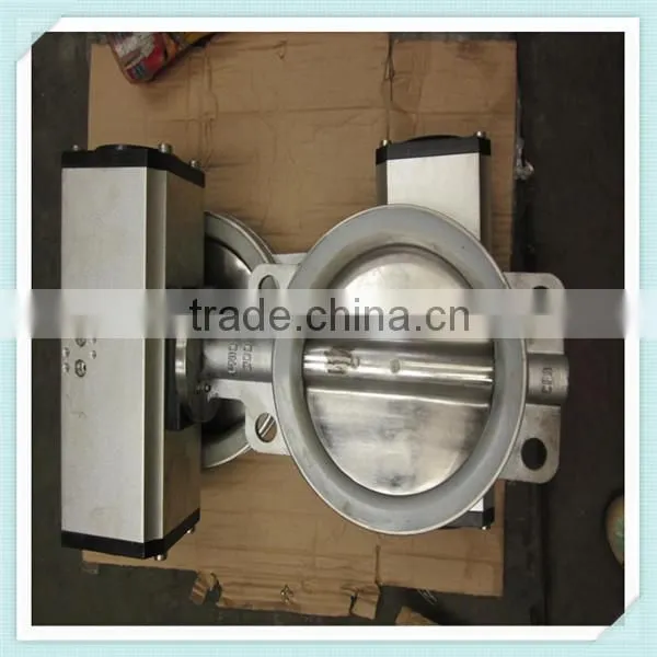 Pneumatic flange butterfly valve
