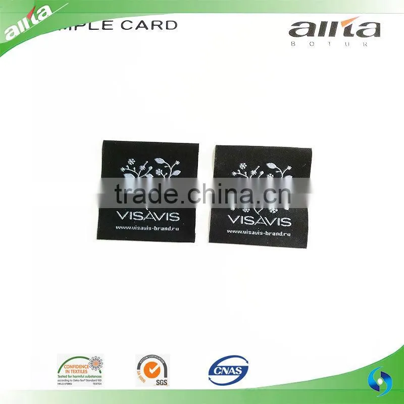 Garment Labels Made of 100% Polyester Yarn/Thread by Woven Technics