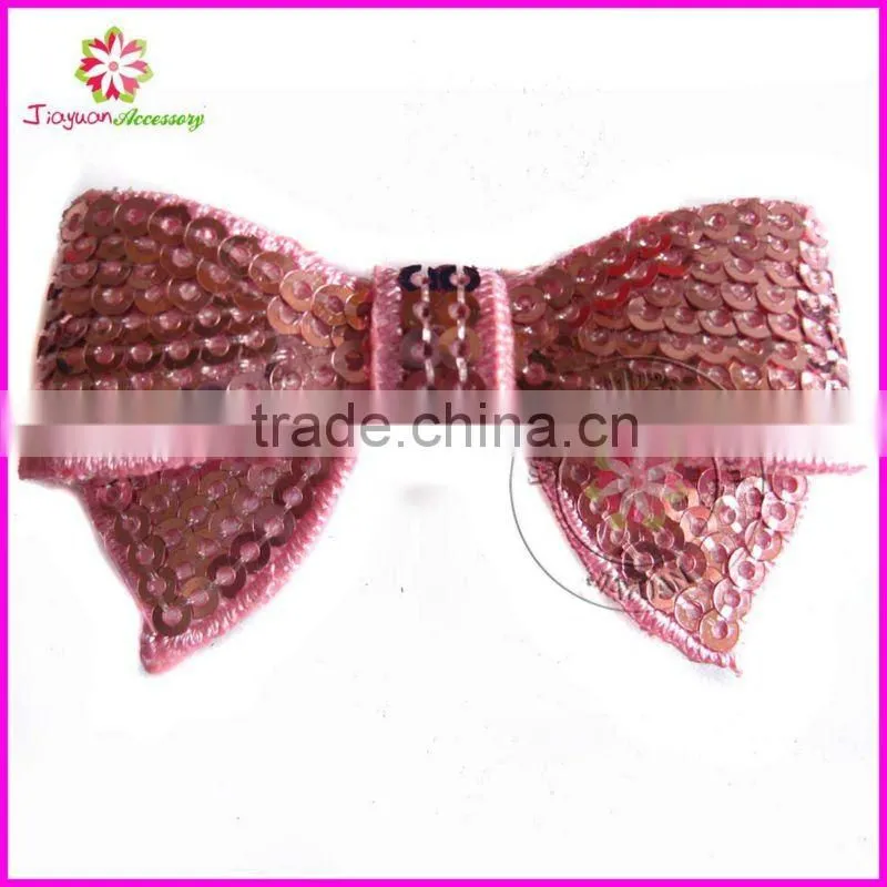 sequin bow applique