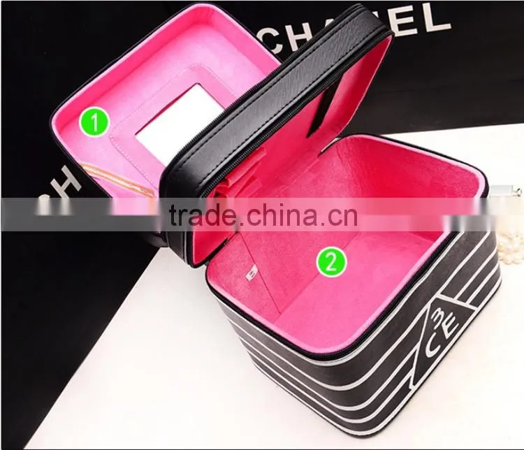 china Make Up Case Cosmetic Case Travel Cosmetic Organizer Makeup Artist Train Case