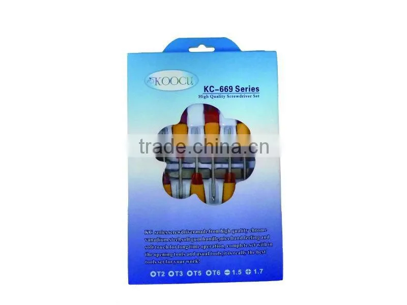 KOOCU 669-2 10 in 1 For Mobilephone Screwdriver Set