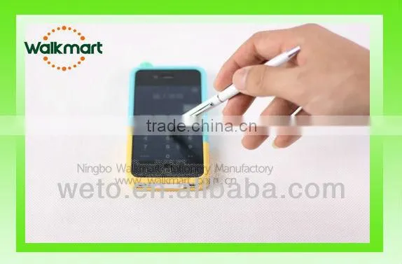 2 in 1 touch stylus pens for touch screens metal pen