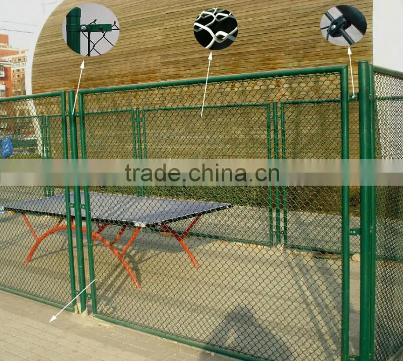 Alibaba china Chain Link Wire Mesh Fencing , PVC Coated Chain Link fences ,Plastic Chain Link Fence