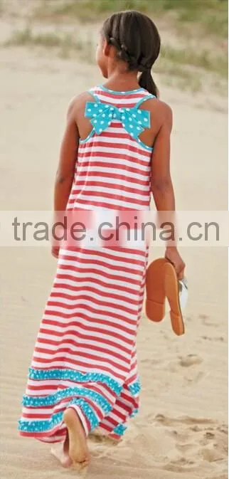 China manufacturer new style casual design baby girl maxi dress pakistani baby girls maxi dress