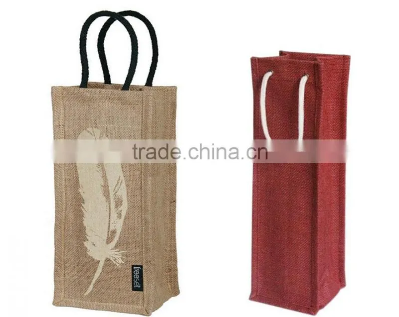 2015 Hot sale clear non woven bag for wine for packaging