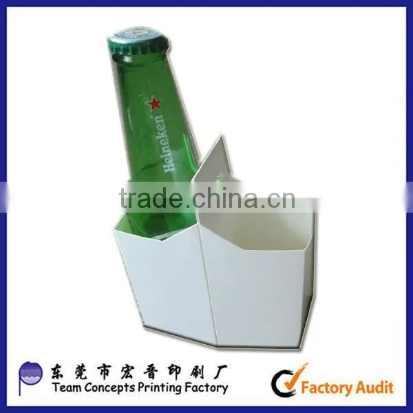 cardboard beer bottle display box