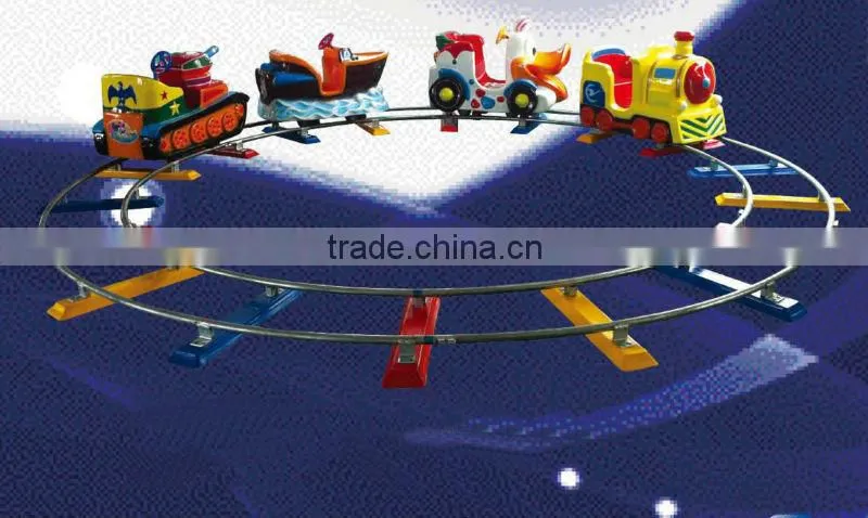 professional amusement park electric track train rides