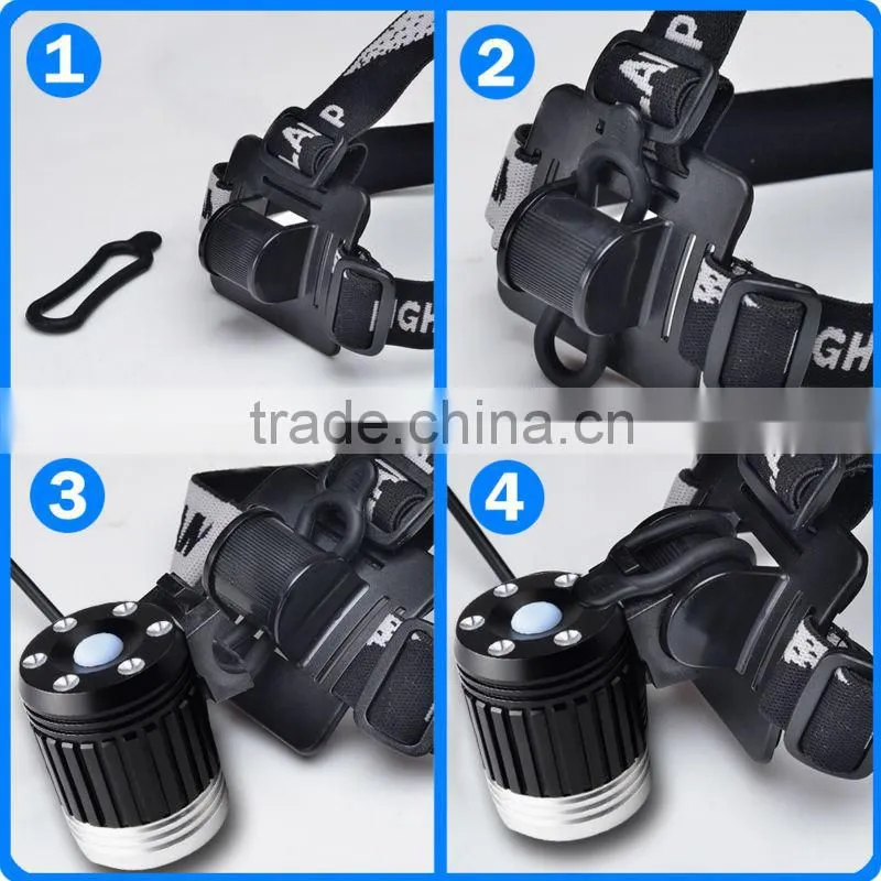 4000lm Bicycle Light Lamp LED 8.4V 3x CREE XM-L XML T6 Headlight Headlamp