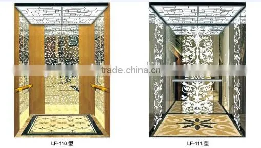 Luxury Passenger Elevator Decoration Elevator Cabin