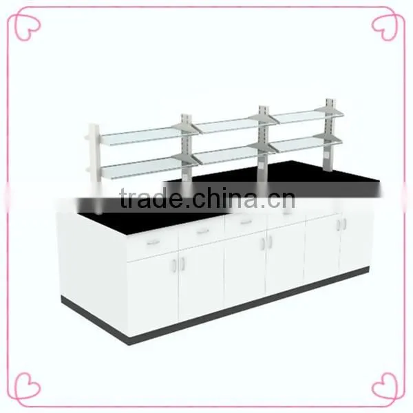 Surface painting by epoxy resin powder, galvanized steel lab bench