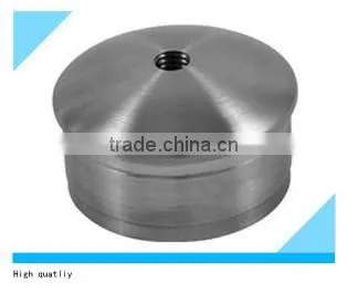 stainless steel small size round end cap for bar