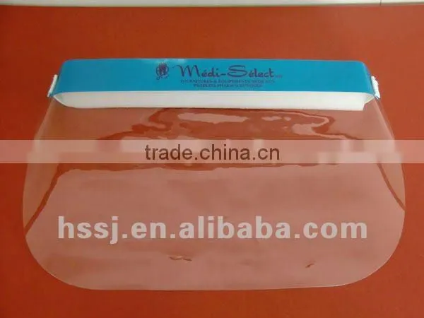 CE standard PA bracket 1.0mm PC visor safety helmet clear face visor