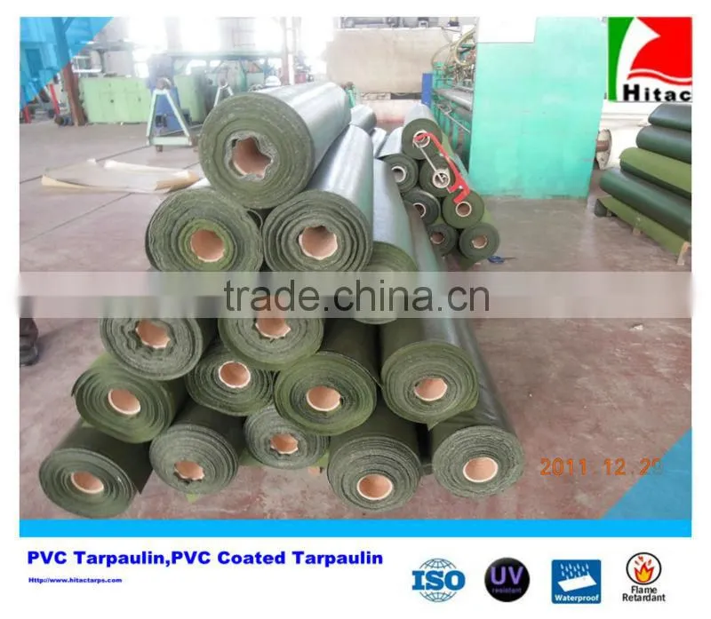 100%Polyester Glossy/Matte 18oz Tarpaulin in roll