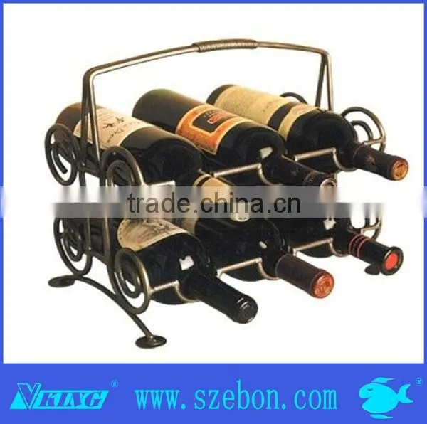 High quality stainless steel wine rack for five-star hotel