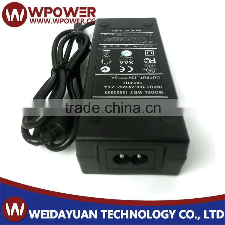 2015 Best price of 36w switching power supply 12v 3a