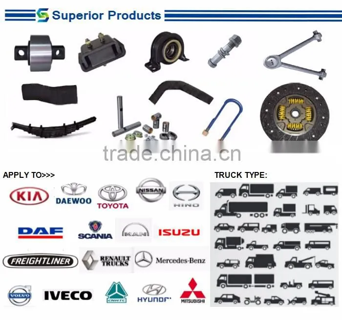 torque rod bush bushing auto spare parts for Tenneco truck suspension