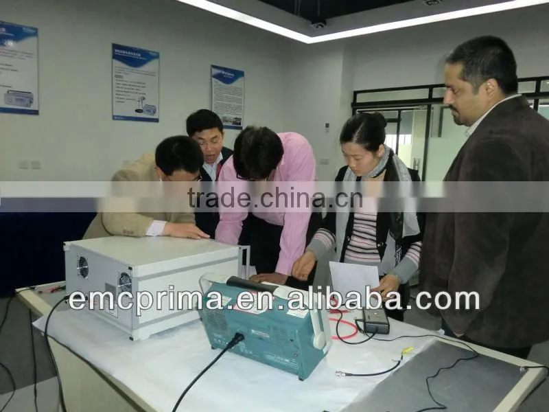 EMC testing according to the IEC 61000-4-5 Surge generator