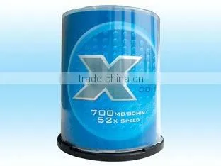 100% silver coating 700MB/80MIN empty CDR