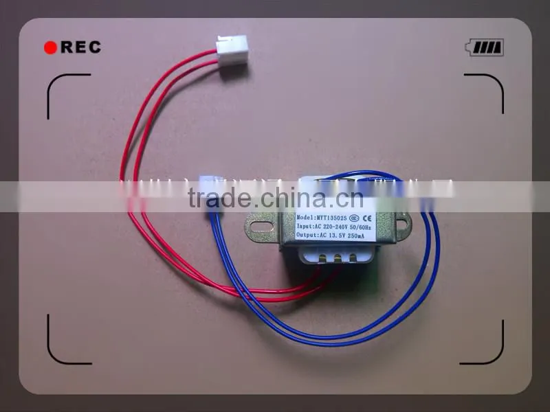 Manufacturers supply 9V450mA transformer