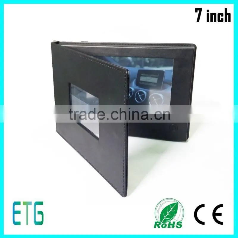 2016 cheap advertising 7 inch video greeting card