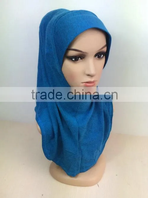H255 plain one piece pashmina hijab