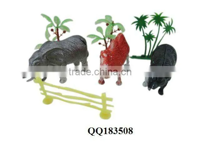 Animal play set, set toy, funny toy for kids, plastic animal toy