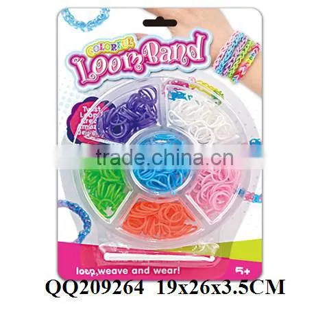 DIY rubber loom band play set with kits